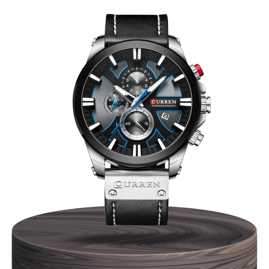 Easton | Men's Multifunction Glow-in-the-Dark Quartz Watch | 49mm