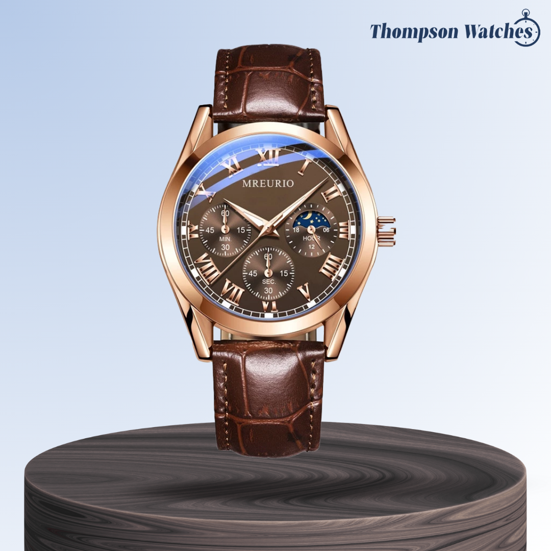 Stephen | Elegant Moon Phase Chronograph | 40mm