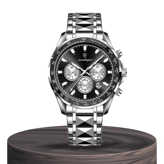 Zane | Sleek Sports Dial Statement Chrono Watch | 44.5mm