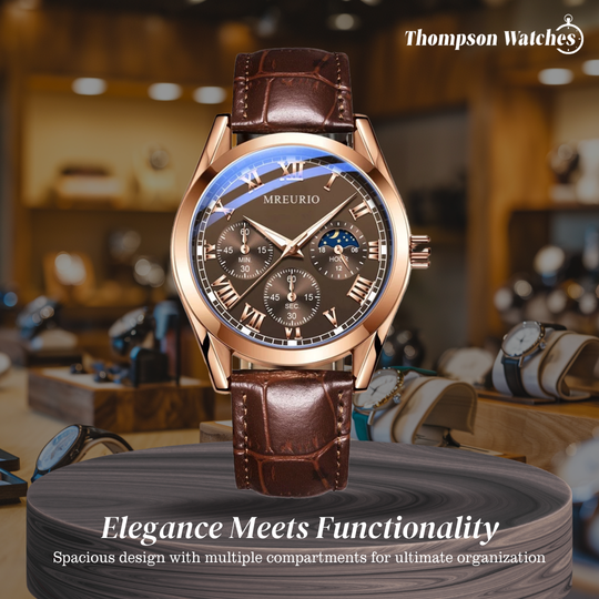 Stephen | Elegant Moon Phase Chronograph | 40mm