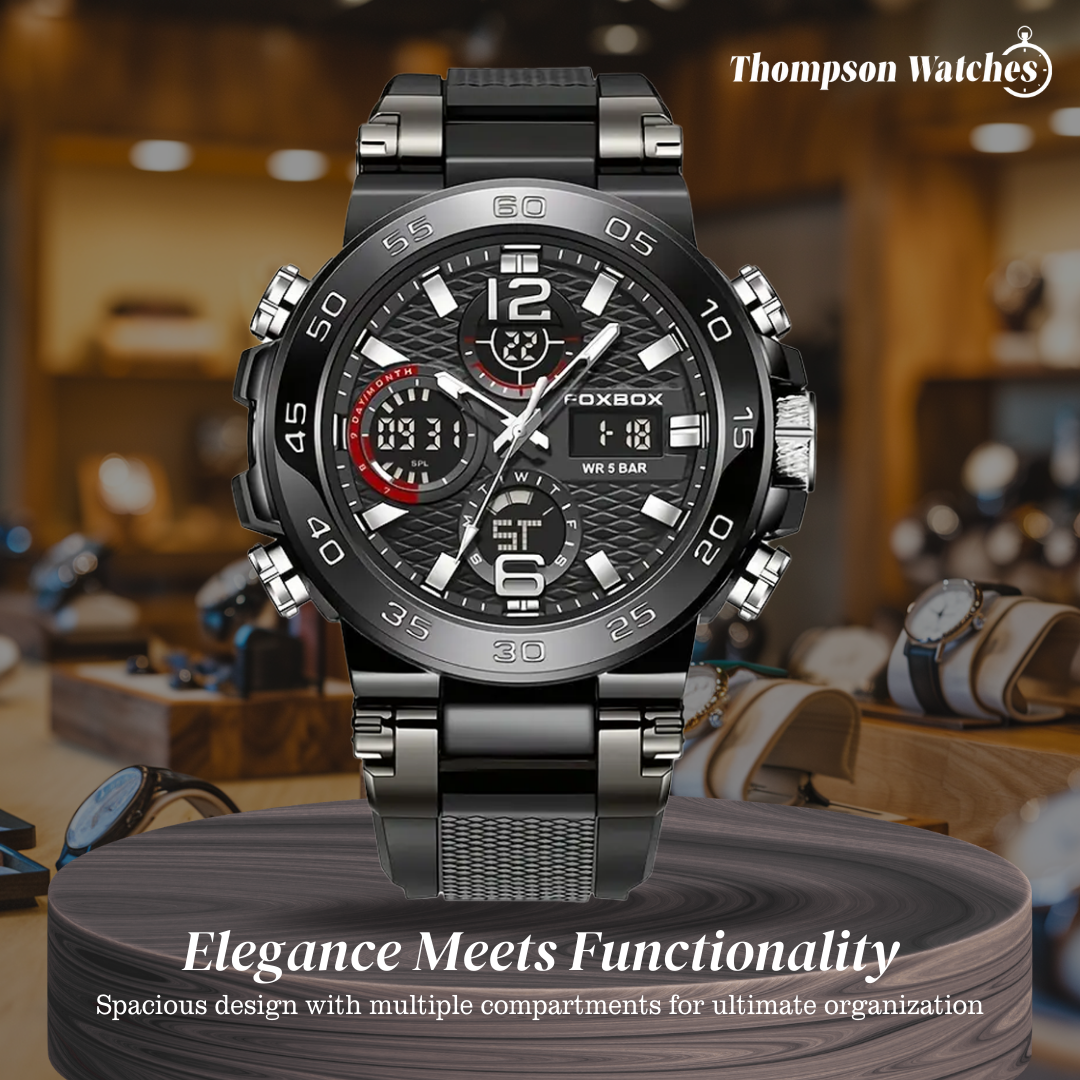 Nate | Men's Dual Display Digital Military Quartzwatch |46mm