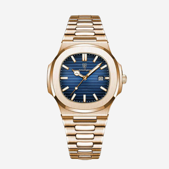 Adriel | Refined Rose Gold Finish Elegance Framed Watch | 40mm
