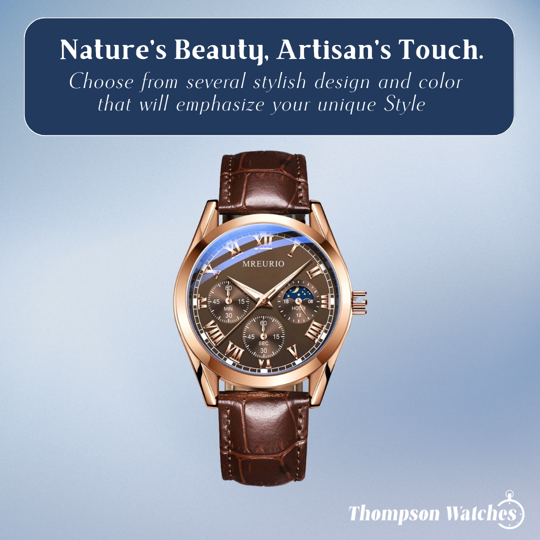 Stephen | Elegant Moon Phase Chronograph | 40mm
