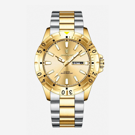 Maverick | Sporty Rotating Bezel Stainless Steel Watch | 42mm