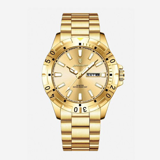 Maverick | Sporty Rotating Bezel Stainless Steel Watch | 42mm