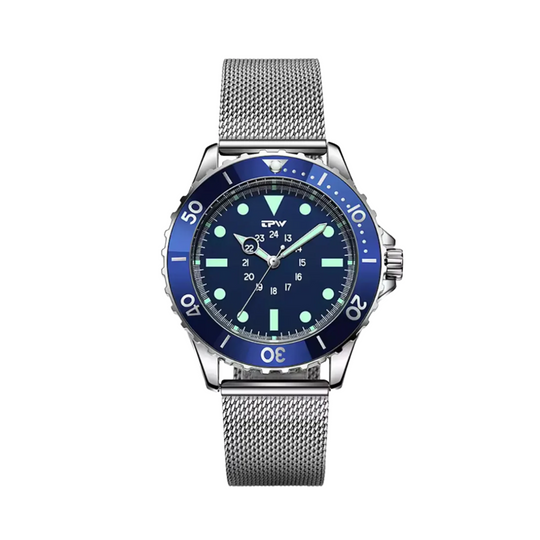 Robert | Classic Timepiece with Luminous Markers | 41mm